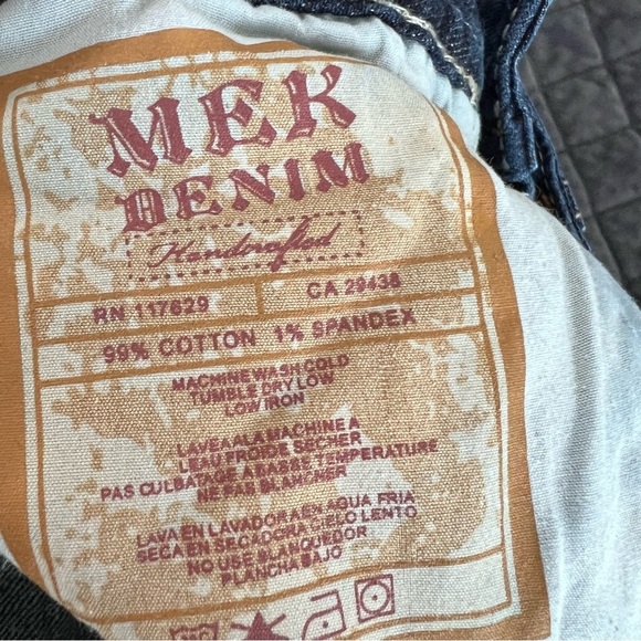 MEK Denim Jeans Women 26 Bootcut New Oaxaca Short 28” Western CL - Picture 7 of 10